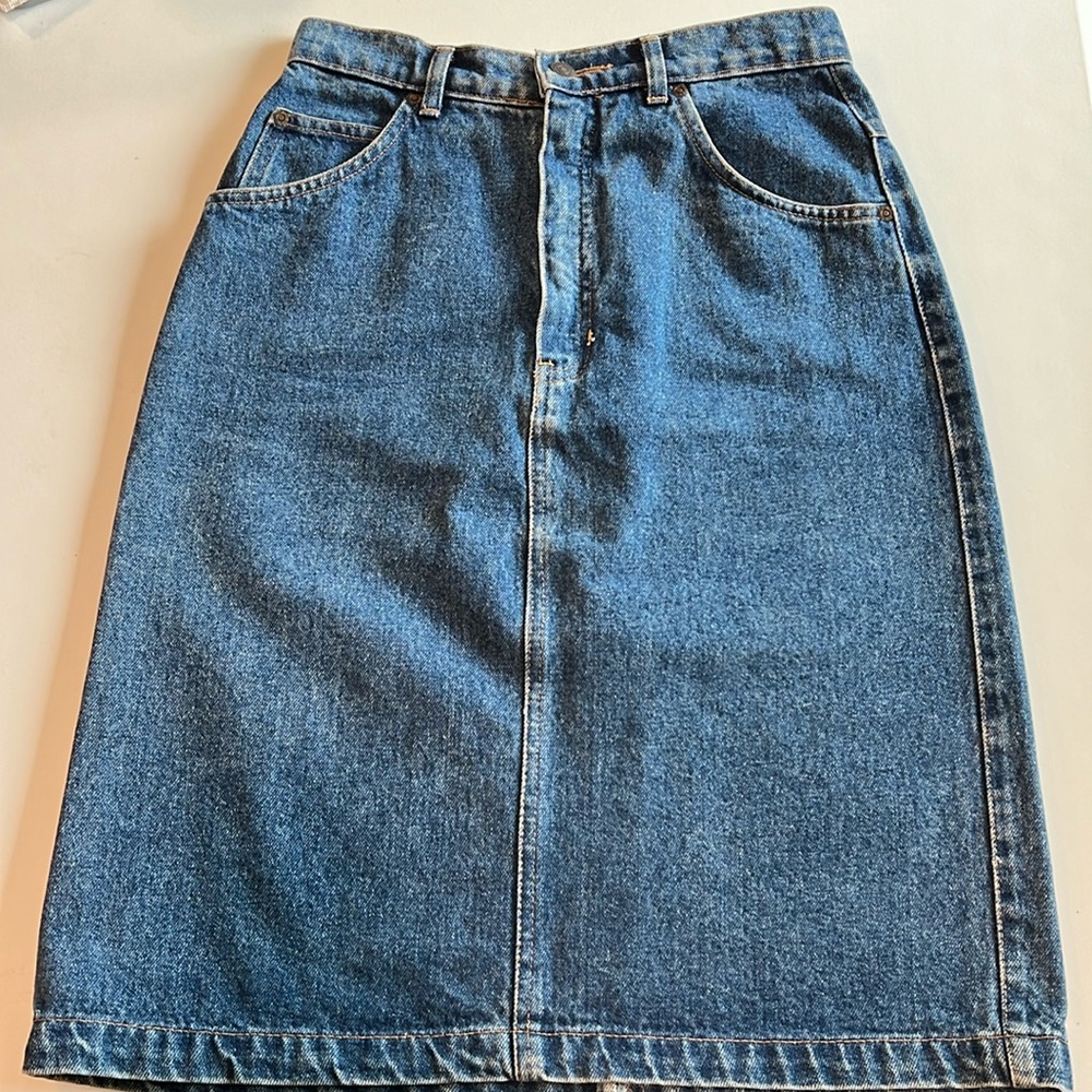 Gap - vintage,‎ 12, mid wash denim skirt